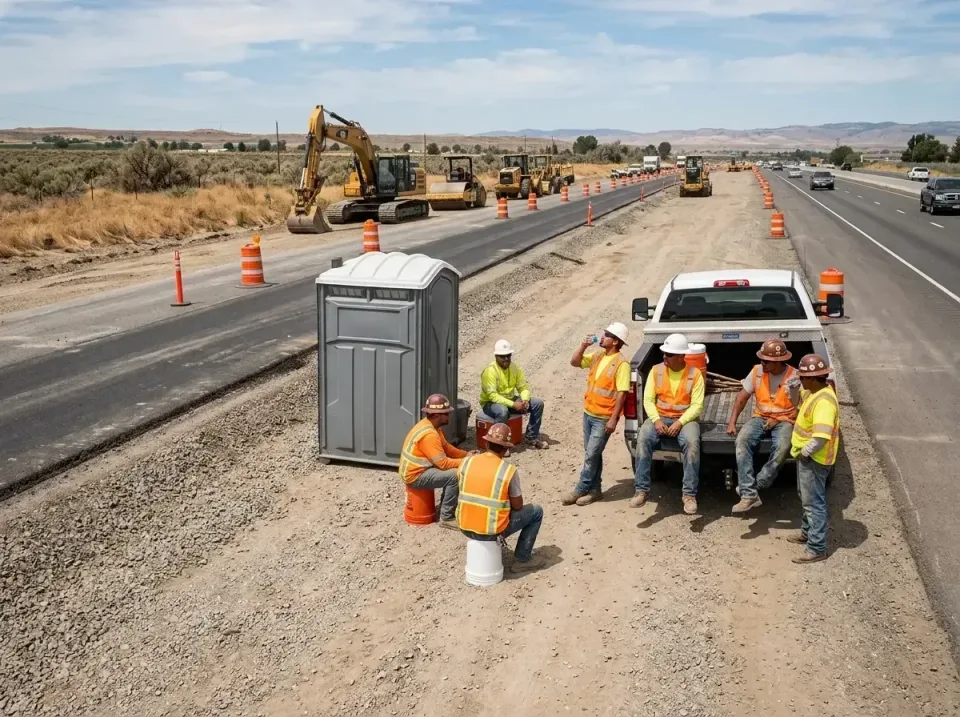 highway-road-construction-crew-007 — frequently asked questions, Porta Potty and Restroom Rentals in Montebello, CA